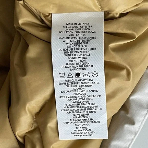 NWT prAna Banajaara Vest Medium Pebble Grey Heather XS #A1087 - Picture 13 of 15